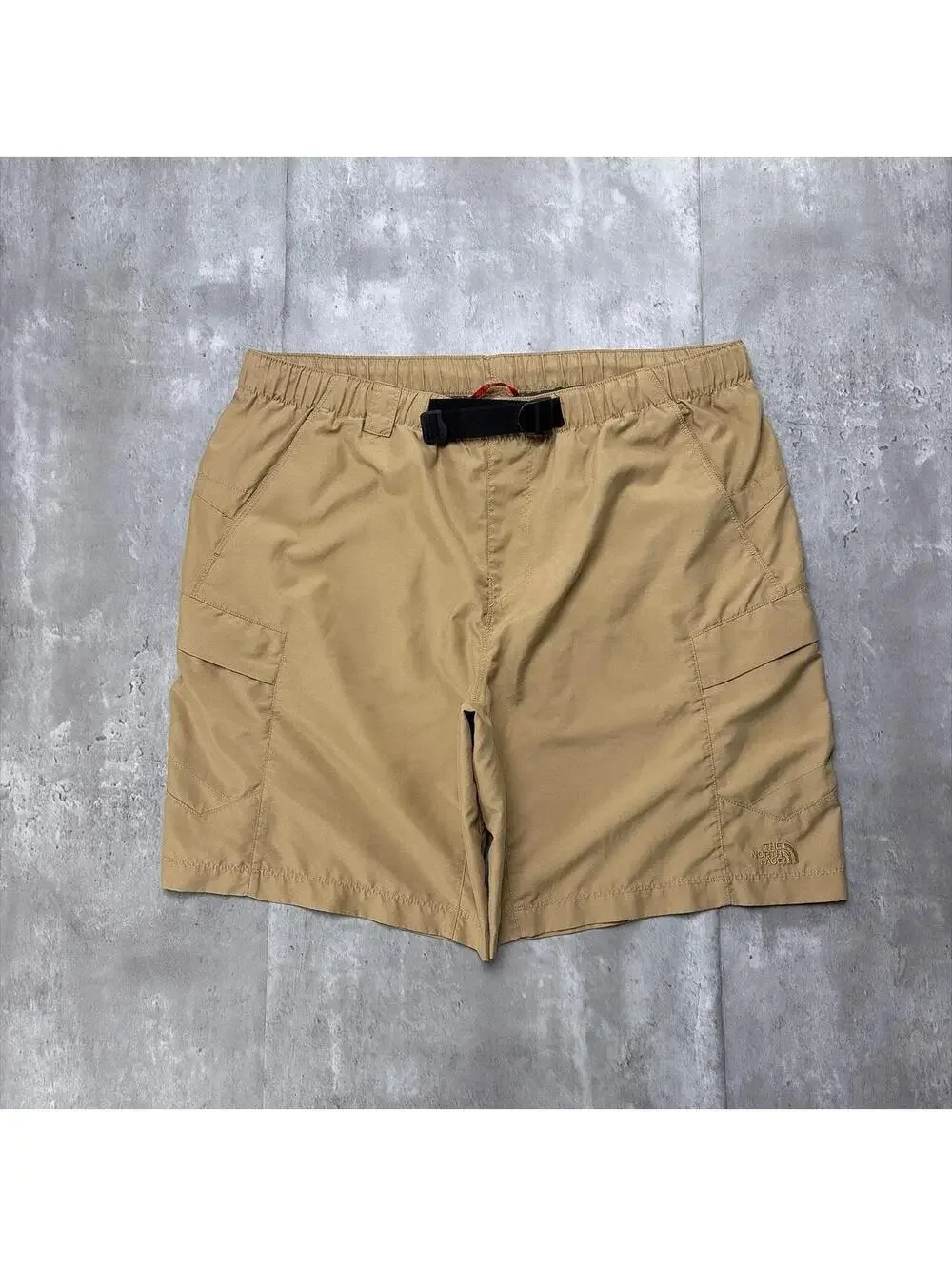 Y2K Beige The North Face Gorpcore Cargo Hiking Shorts